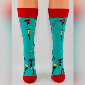 ARAD Novelty Hammer Socks for Men and Women, Crazy Tool-Themed Apparel New